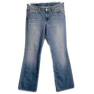 Lucky Brand Dungarees Sweet N’ Low Long Length Distressed Jeans